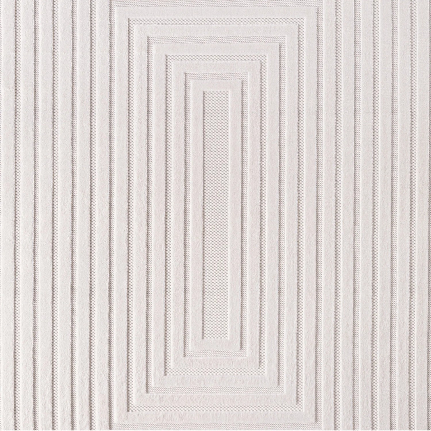 Detailansicht: Ayyildiz In-/Outdoor-Teppich Doha Creme mit 3D-Muster, 120x170 cm.