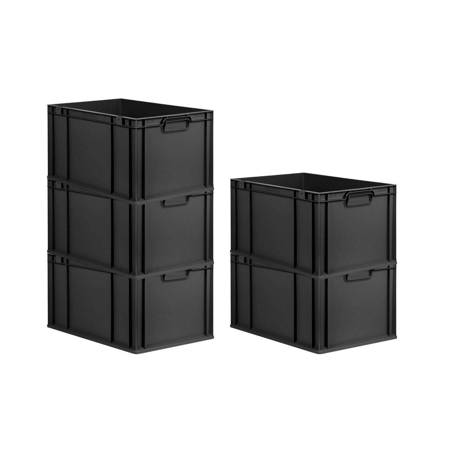 PROREGAL SparSet 5x Eurobox Nextgen Grip HxBxT 32x40x60cm 65 Liter Griffe G günstig online kaufen