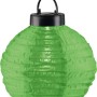 Grüne LED-Solarleuchte Lampion zur Deko für Garten, Balkon oder Terrasse.