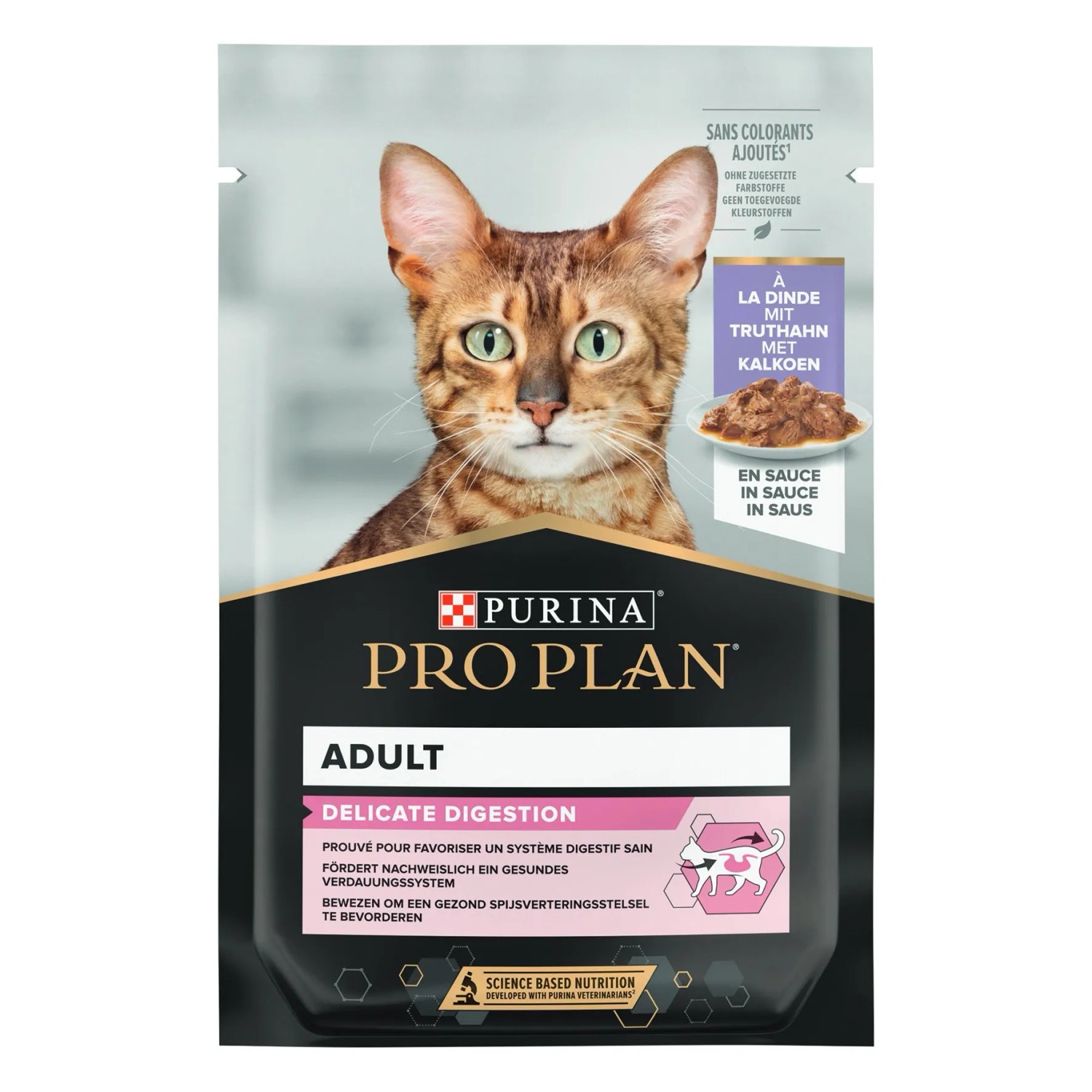 Purina Katzenfutter Pro Plan Cat R Delicate Digestion Truthahn in Soße 85 g