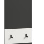 Inn.Furn Garderobenpaneel in Grau und Weiß 45 x 165 cm Cooper_8