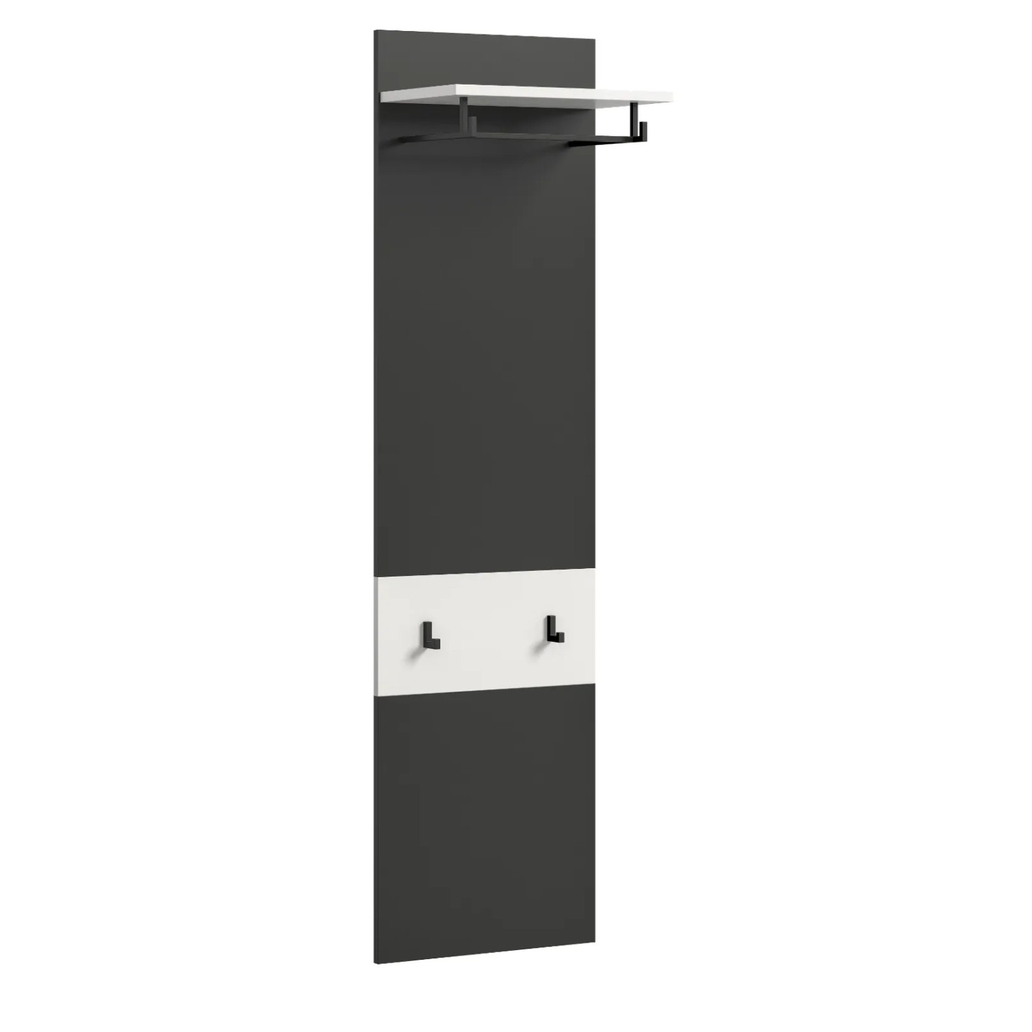 Inn.Furn Garderobenpaneel in Grau und Weiß 45 x 165 cm Cooper_8