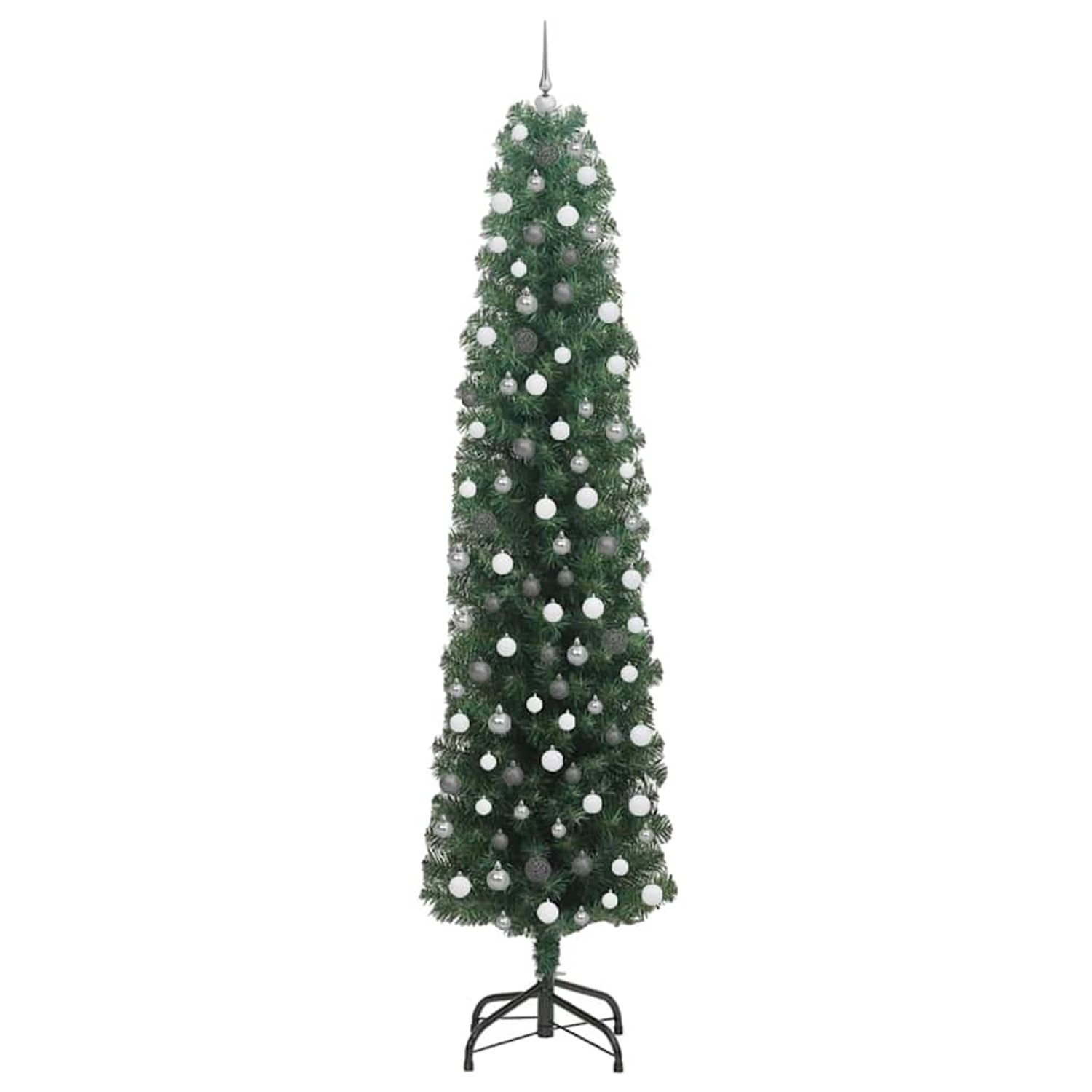 vidaXL Künstlicher Weihnachtsbaum mit 300 LEDs mit Ständer Grün 240 cm 3394968
