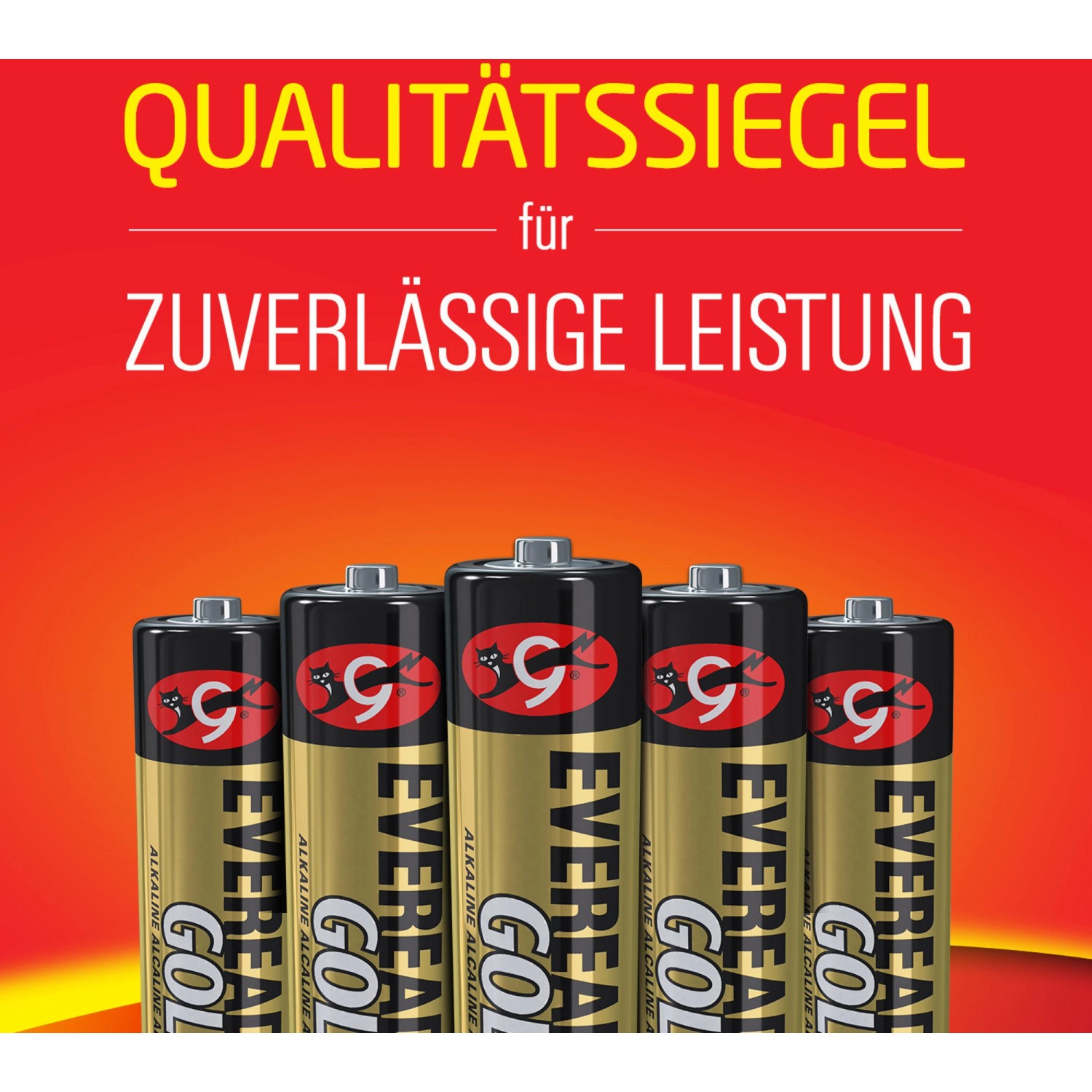 4er Pack Energizer Eveready Gold AA Batterien, Mignon Batterien für zuverlässige Leistung.