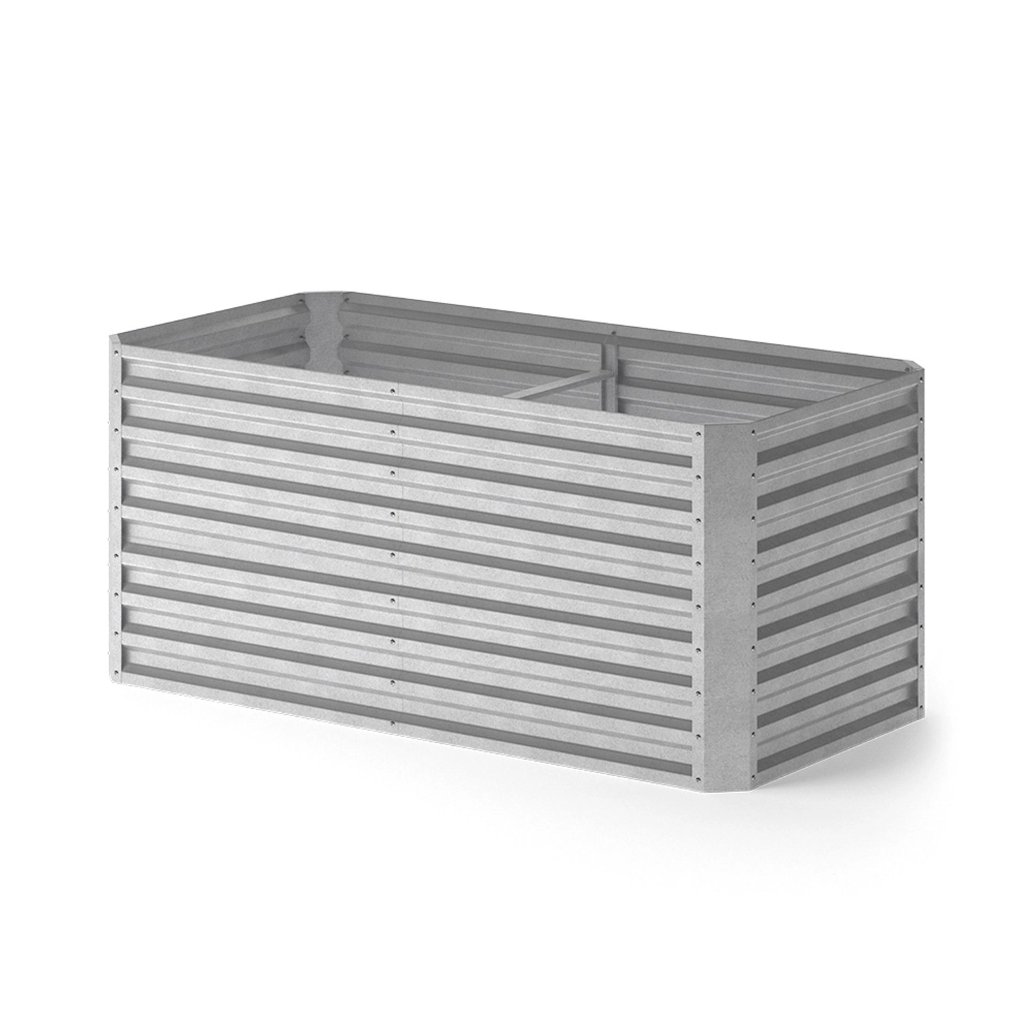 OK-Living Hochbeet Silber 180 x 90 cm