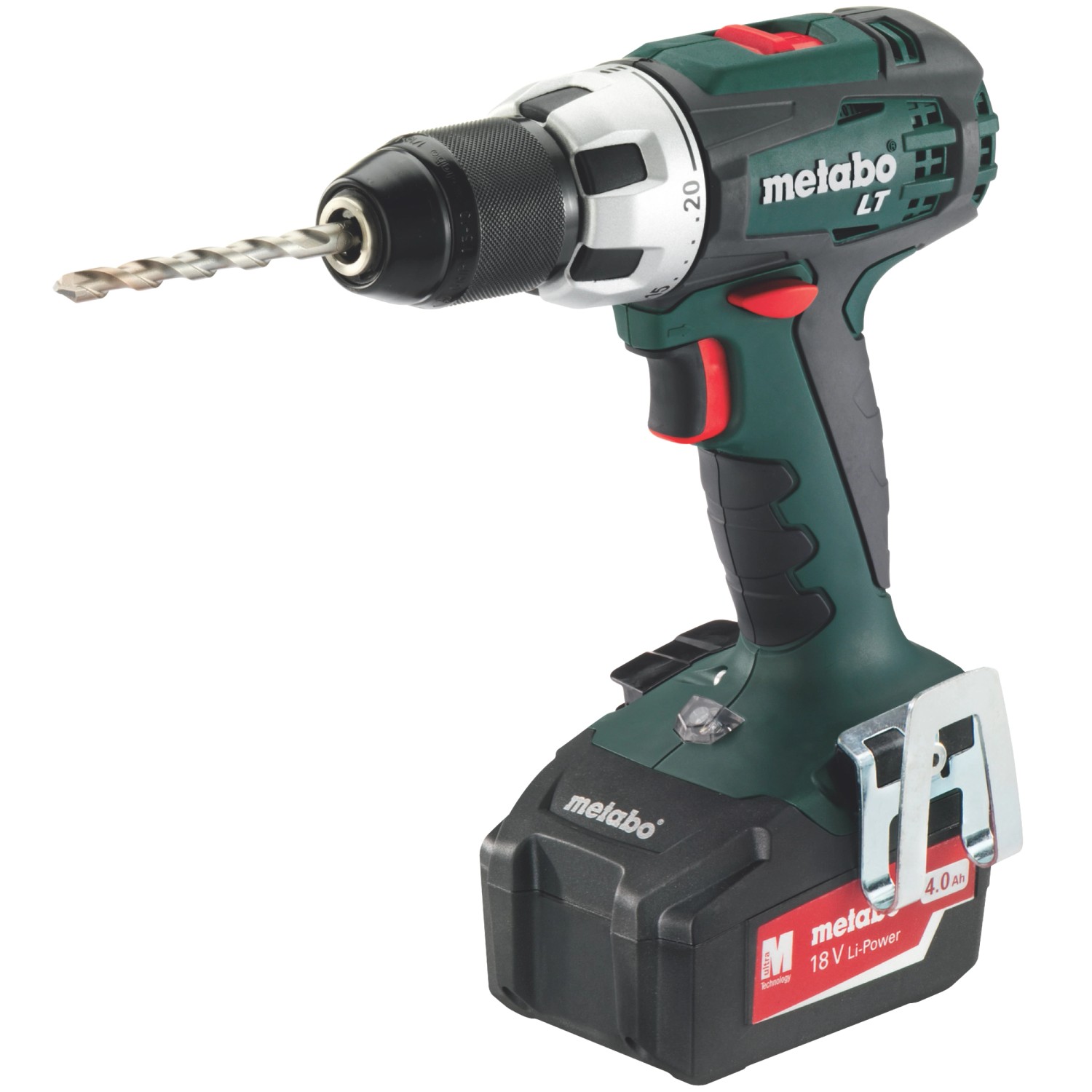 Metabo 18 V Akku-Bohrschrauber BS 18 LT inkl. 4 Ah Akkus mit Koffer