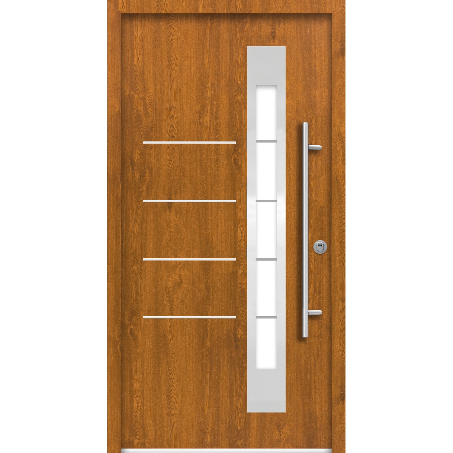 Splendoor Thermospace Sicherheits-Haustür Berlin Prime RC2K Gold.Oak 100x21 günstig online kaufen