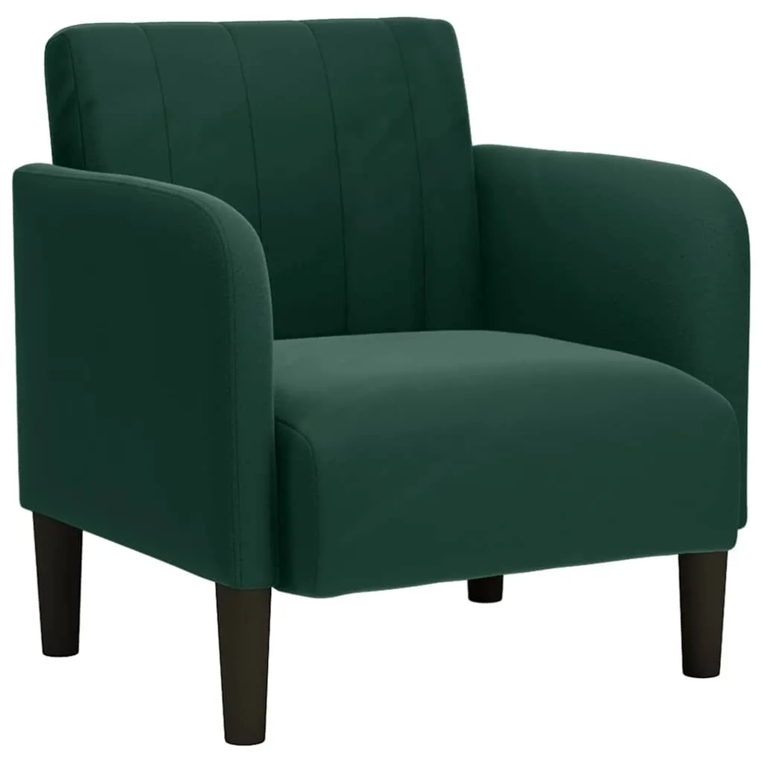 vidaXL Sessel mit Armlehnen Dunkelgrün 54 cm Samt 4100580