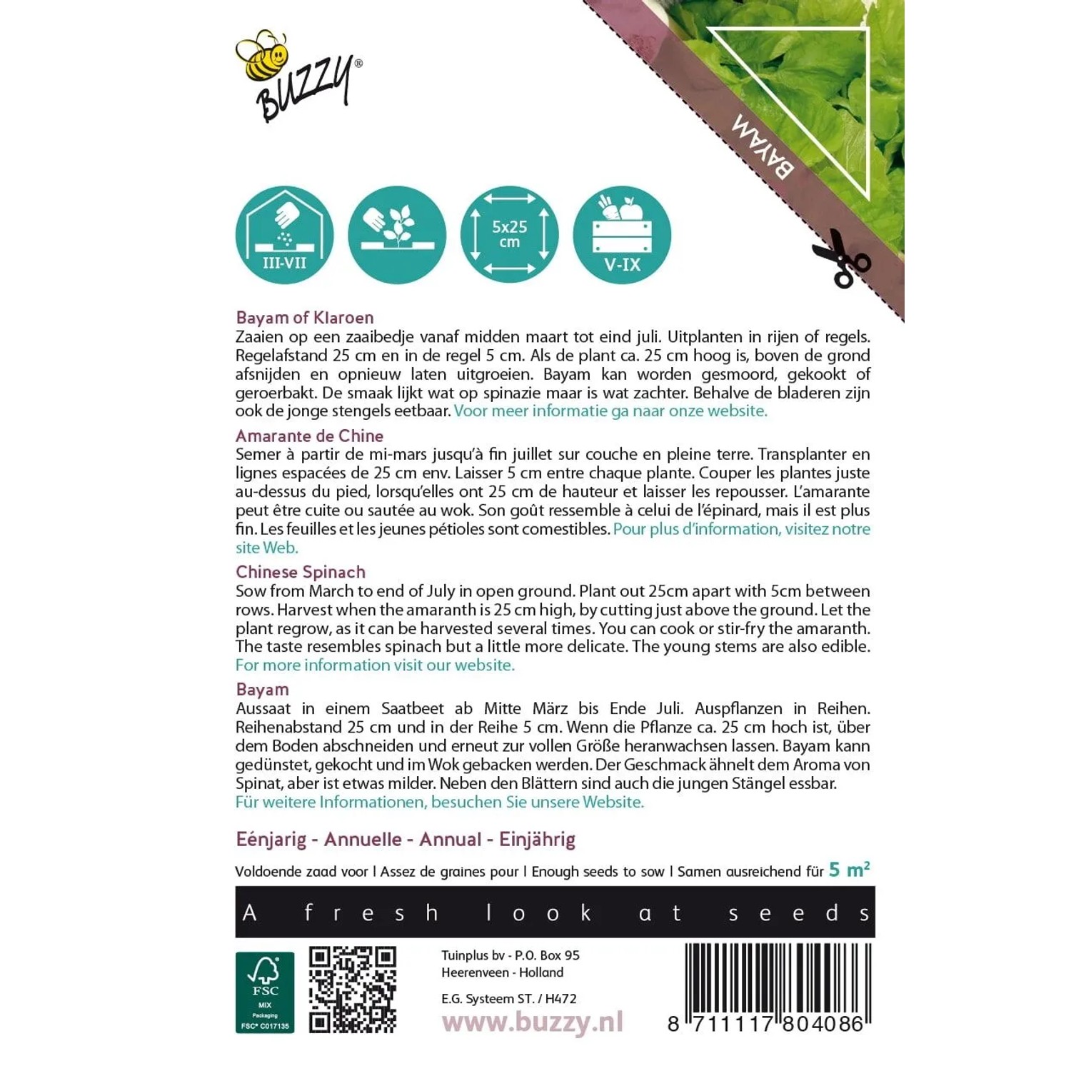 Armant-Bayam Buzzy Xotica Samen Ca. 1,5 g Aussaat von März bis Juli_2
