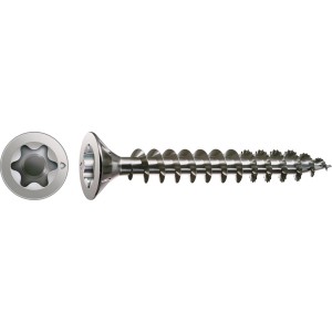 Spax Edelstahlschraube A2, 3x20mm, Senkkopf, T-Star Plus T10, S-Spitze, 25 Stück
