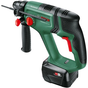 Bosch Akku-Bohrhammer UniversalHammer 18V mit 4 Ah Akku und Koffer.