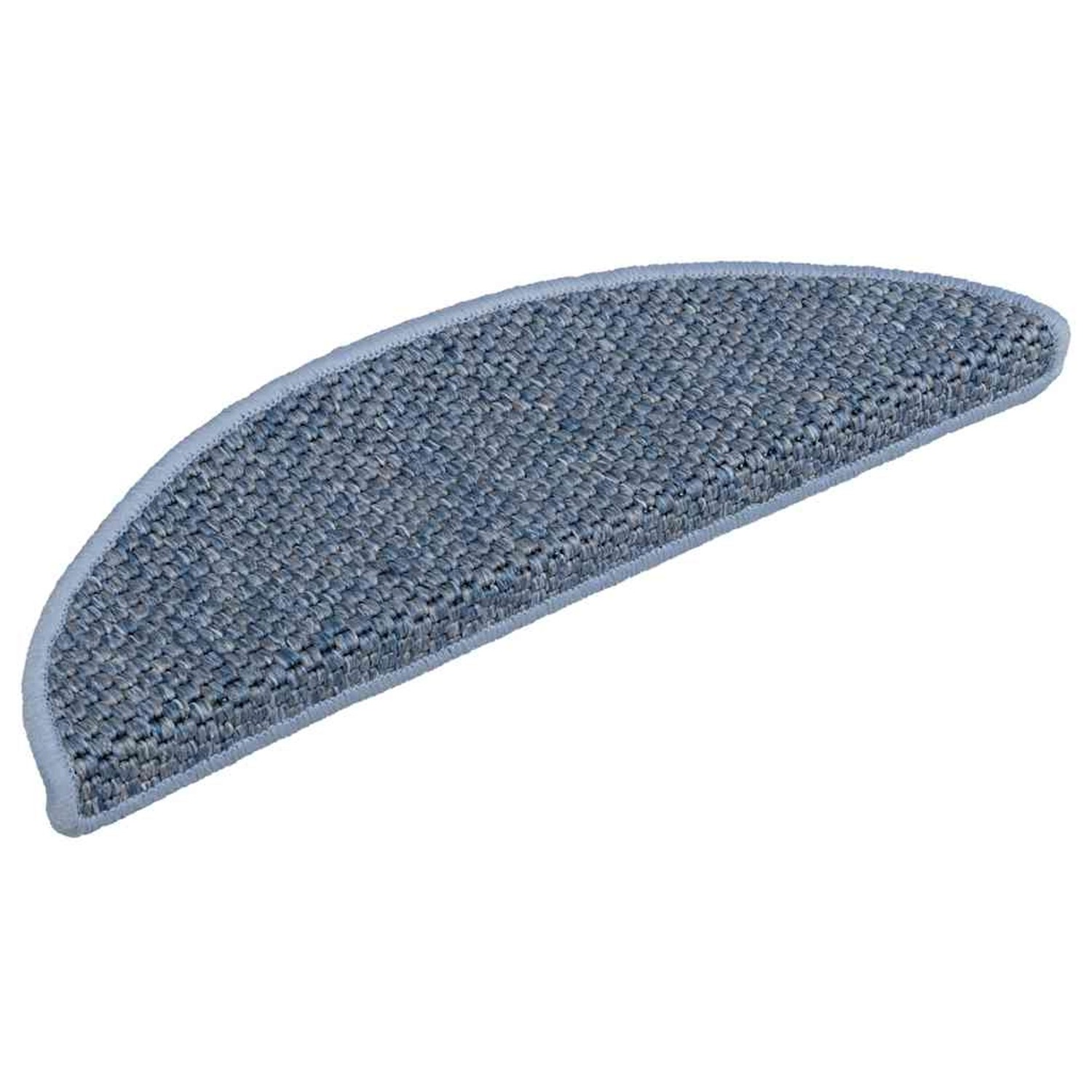 vidaXL Treppenmatten Selbstklebend Sisal-Optik 15 Stk 56x17x3cm Blau 326862
