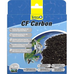 Tetra Kohlefiltermedium CF, 2 Stück, für Aquarienfilter zur Entfernung von Schadstoffen.