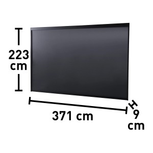 Rollo für Pergola Carinda Alu Anthrazit 223 cm x 371 cm x 9 cm