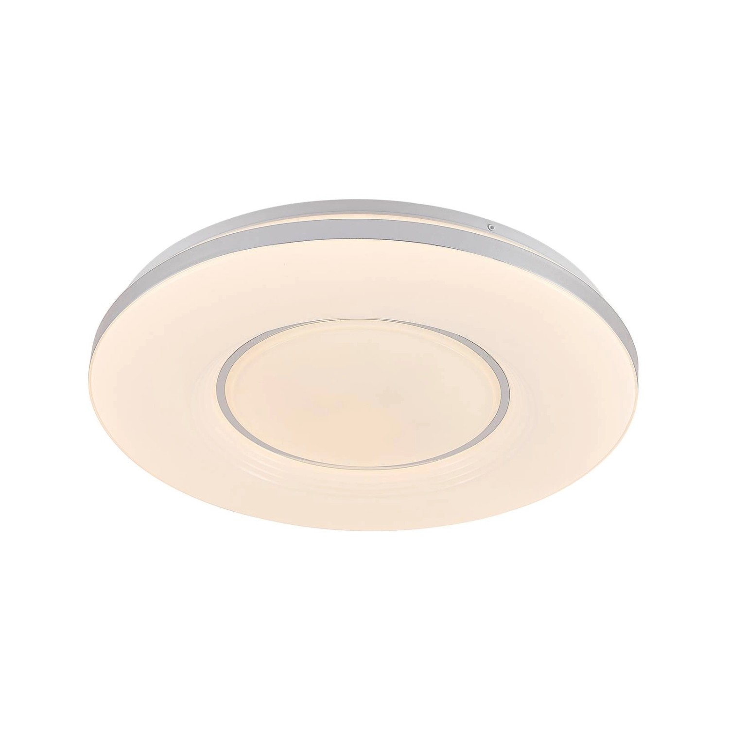 Lindby LED Deckenleuchte Robini 9924004 Dimmbar mit Leselampe Modern in Chr günstig online kaufen