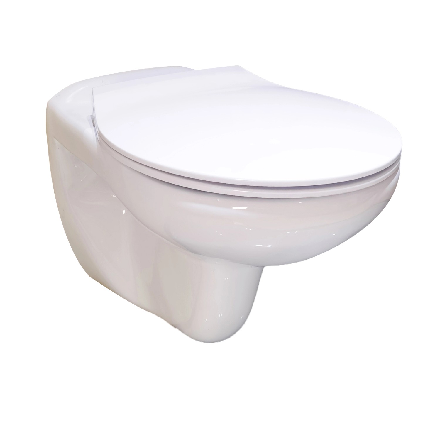 Verosan+ Wand-WC Set Hanna spülrandlos Weiß inkl. WC-Sitz