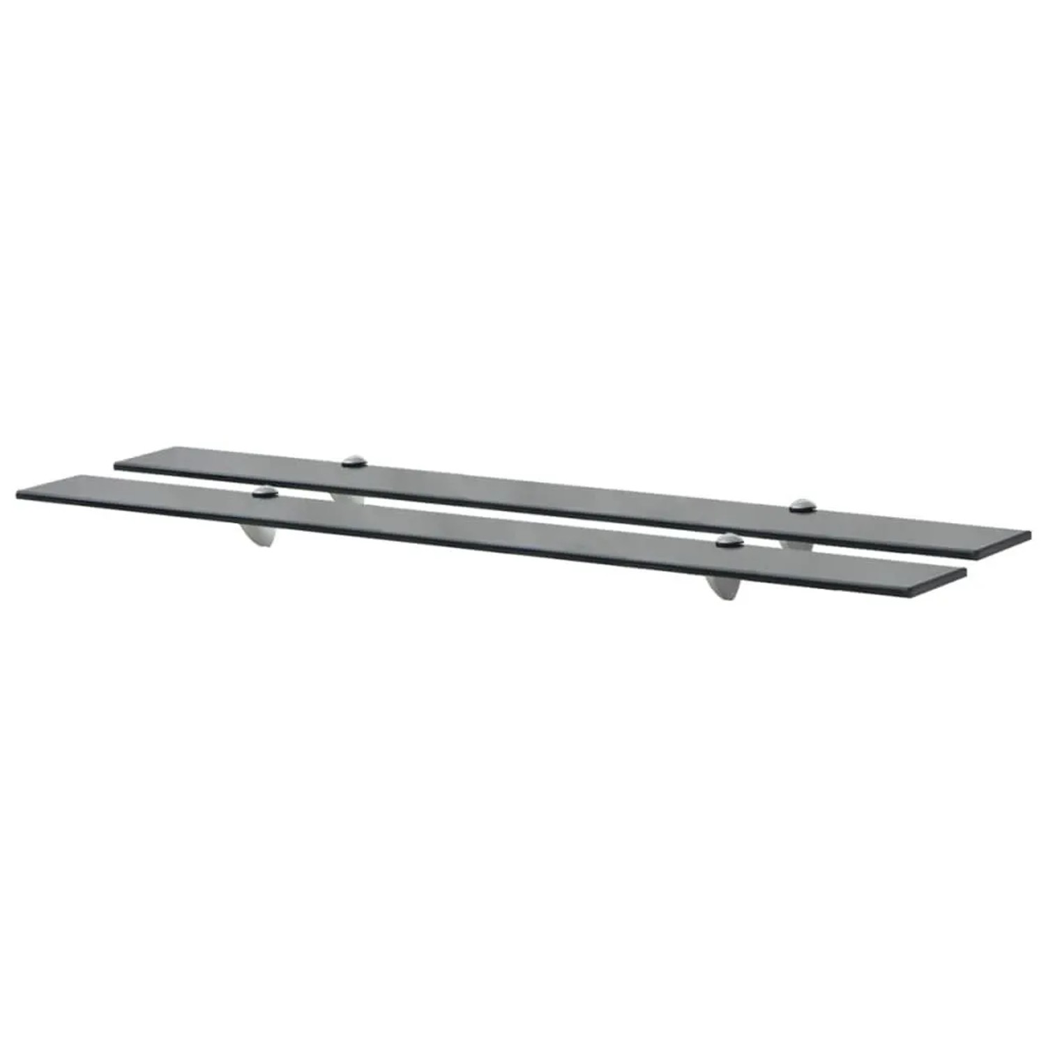 vidaXL Schweberegale 2 Stk Glas 100x10 cm 8 mm 3051509