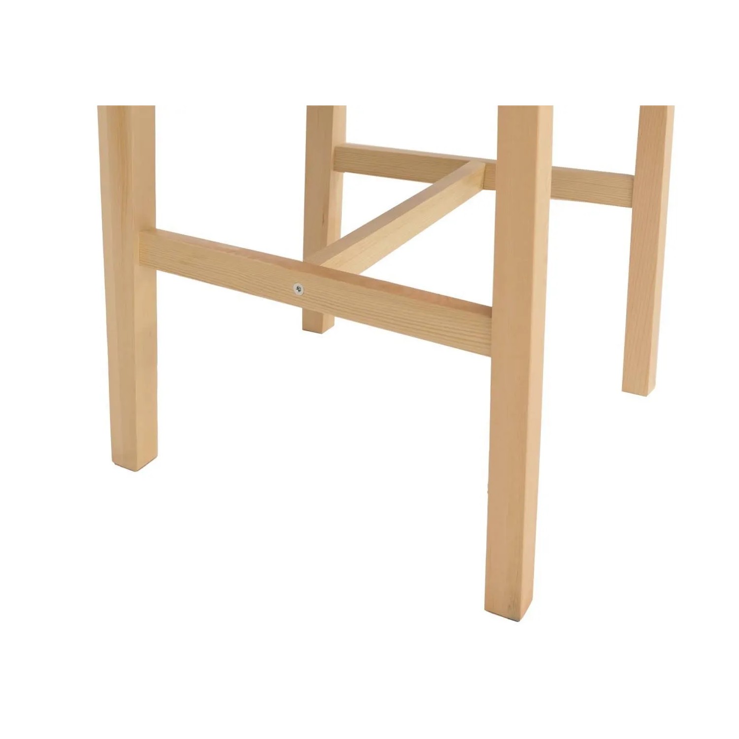 Massiv-Holz Kiefer Beine des Esszimmer-Sets im Landhausstil. Stabile Konstruktion in Naturfarbe.