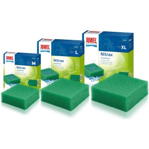Juwel Nitrax Nitratentferner in verschiedenen Größen für Aquarien.