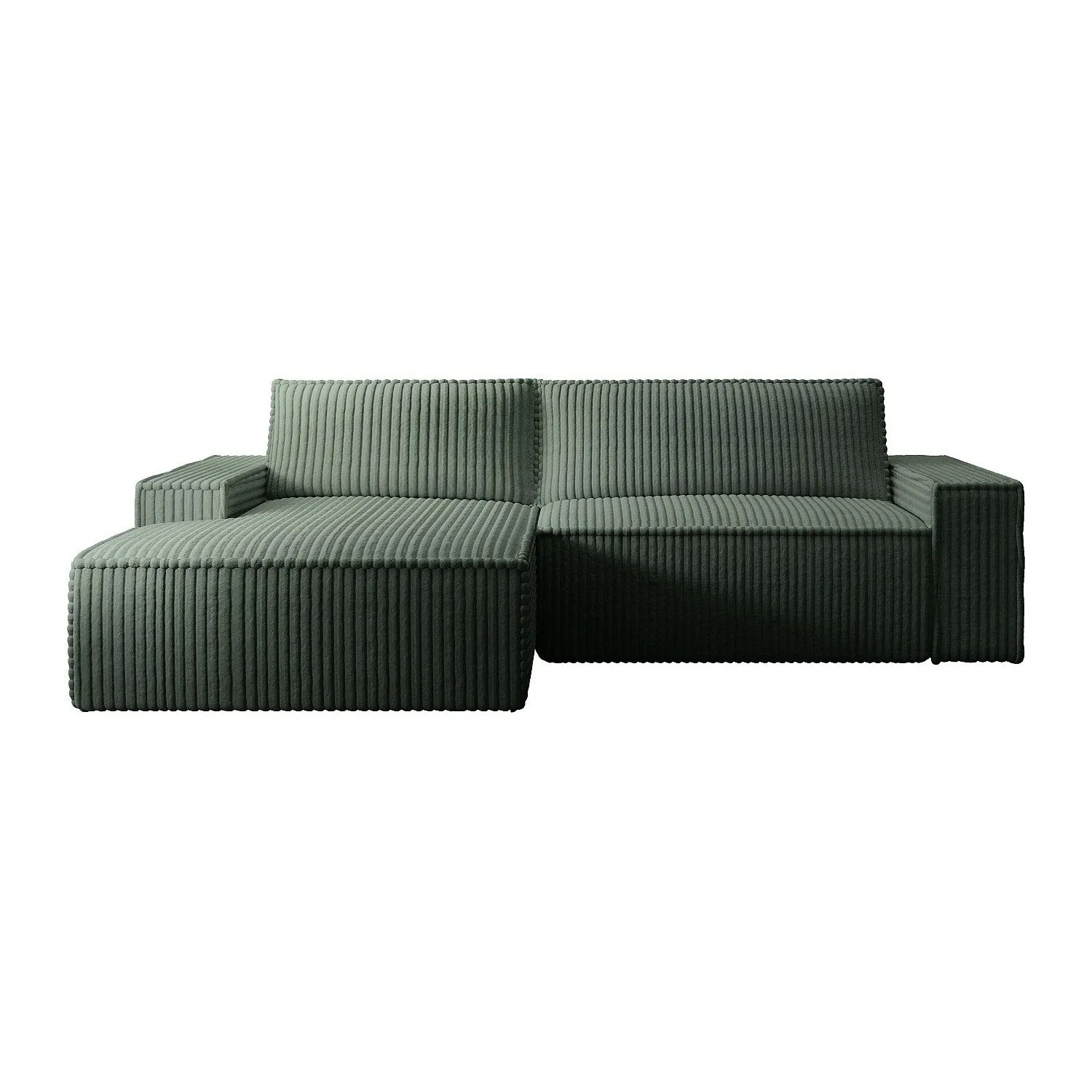Vente-unique Schlafsofa Amelia Tannengrün 267 cm
