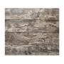 Banjado Glas-Herdabdeckplatte mit Motiv alter, verwitterter Holzplanken in Grau- und Brauntönen. Ideal für Kochfelder.