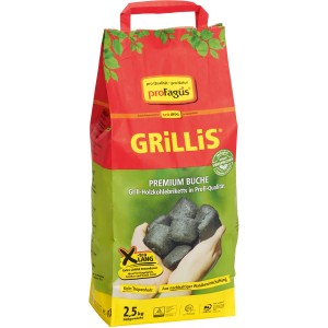 Grillis Buchen Grill-Holzkohlebriketts 2,5 kg