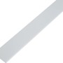 Graues, ungleichschenkliges Alberts Winkelprofil aus Kunststoff, 15x25x1000 mm.