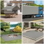 WOLTU Abdeckplane Grau 3x3m: Wasserdicht, vielseitig einsetzbar für Gartenmöbel, Pools und mehr.