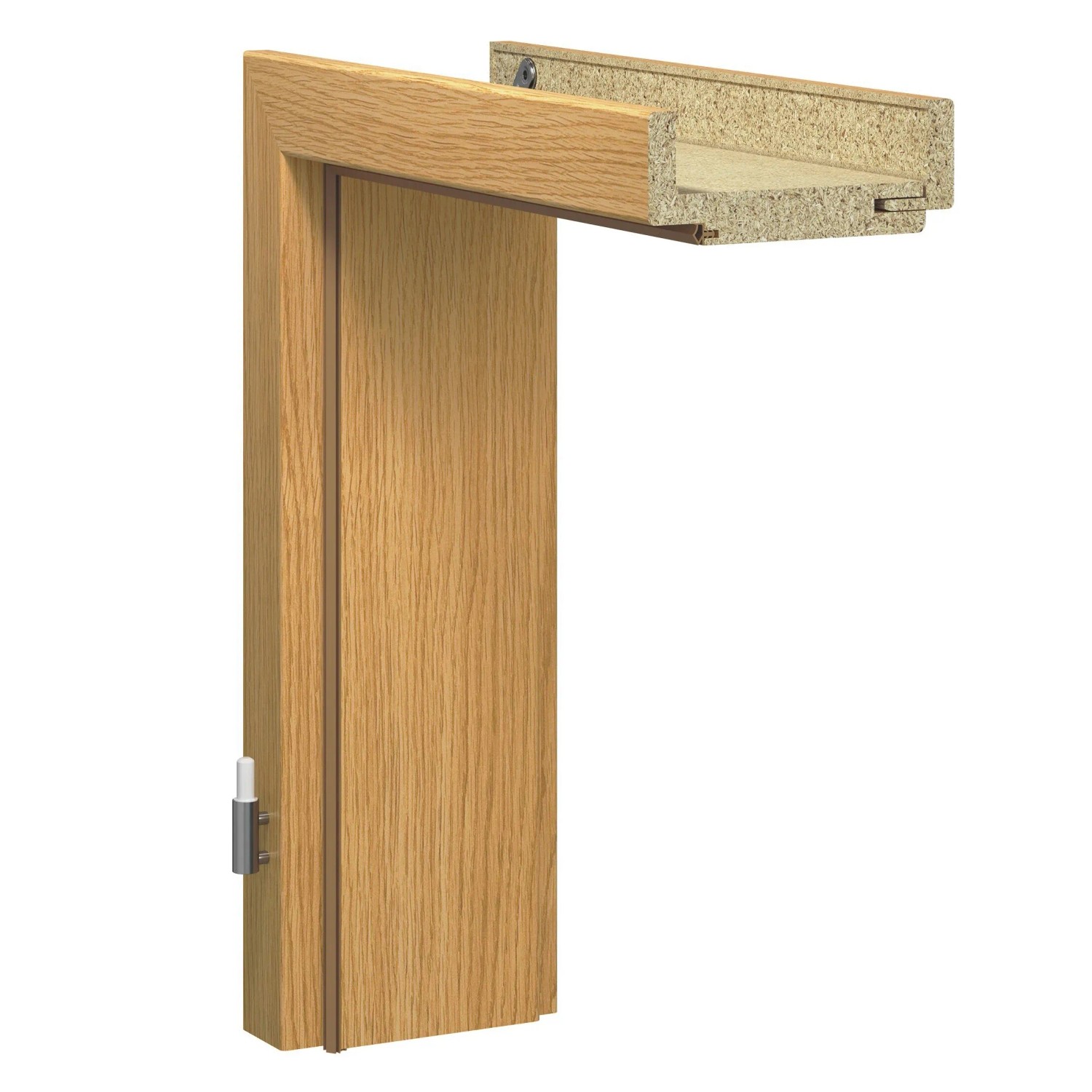Türzarge Dekor Eiche Hell Holznachb. (GA30) 61,0 x 198,5 x 12,5 cm Anschlag L/R