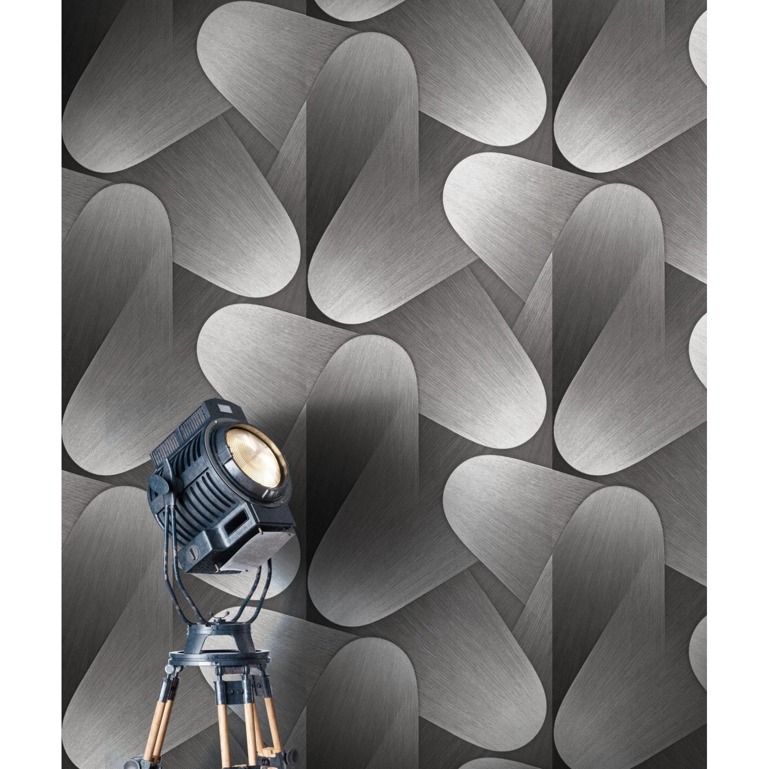 Newroom Vliestapete Nuccio Silber Grafik Modern Strukturiert FSC®_6