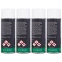 4er-Pack KOKA Zink-Alu Spray, silber matt, für Rostschutz auf Metall.
