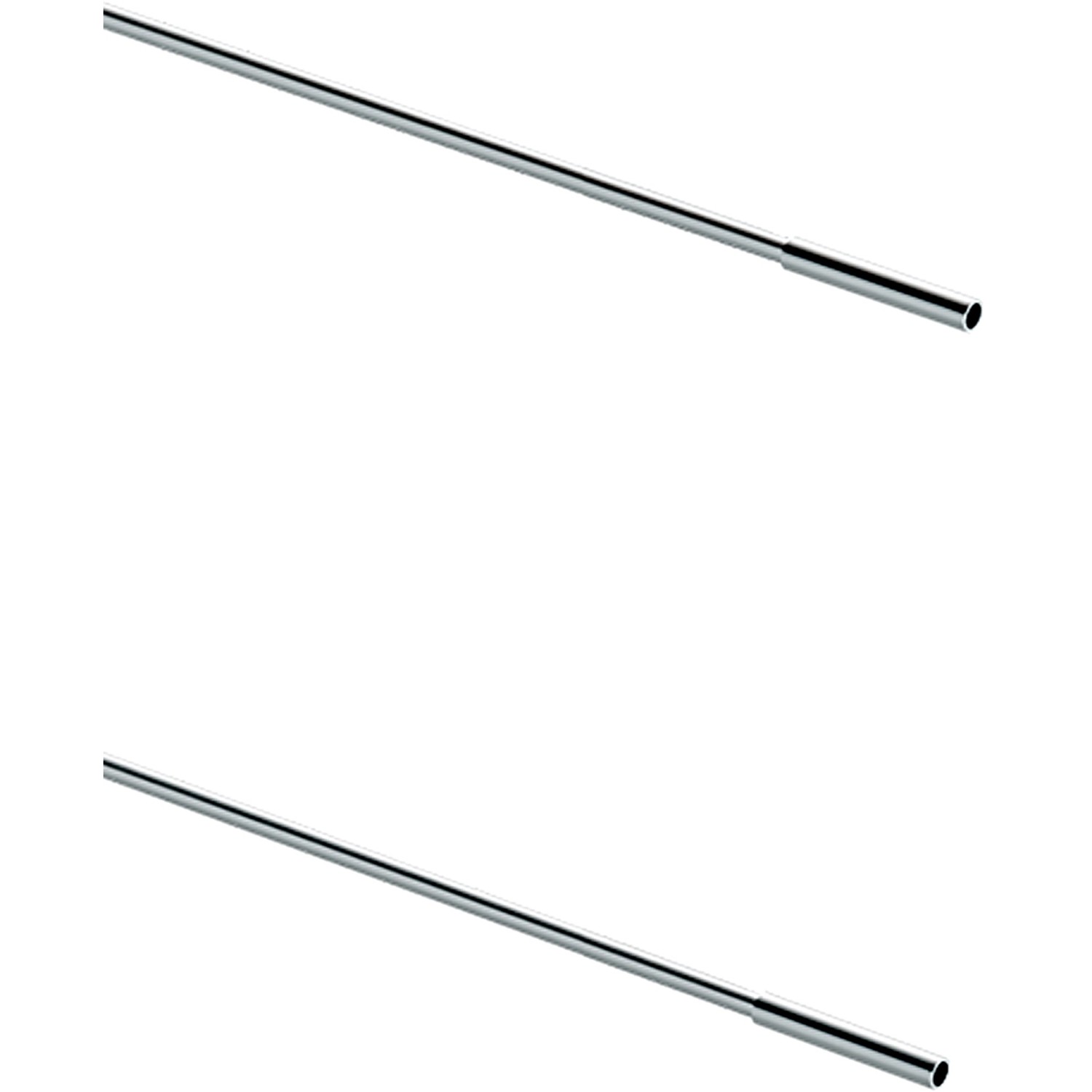 Dolle Brüstungsgeländer Boston Ergänzungsset: Zwei Edelstahlstäbe für Innentreppen.