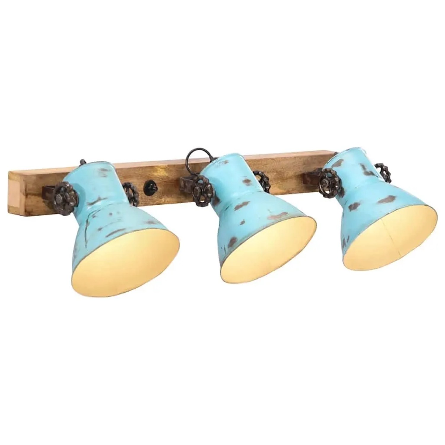 vidaXL Wandleuchte 25 W Blau 65x25 cm E27 371821