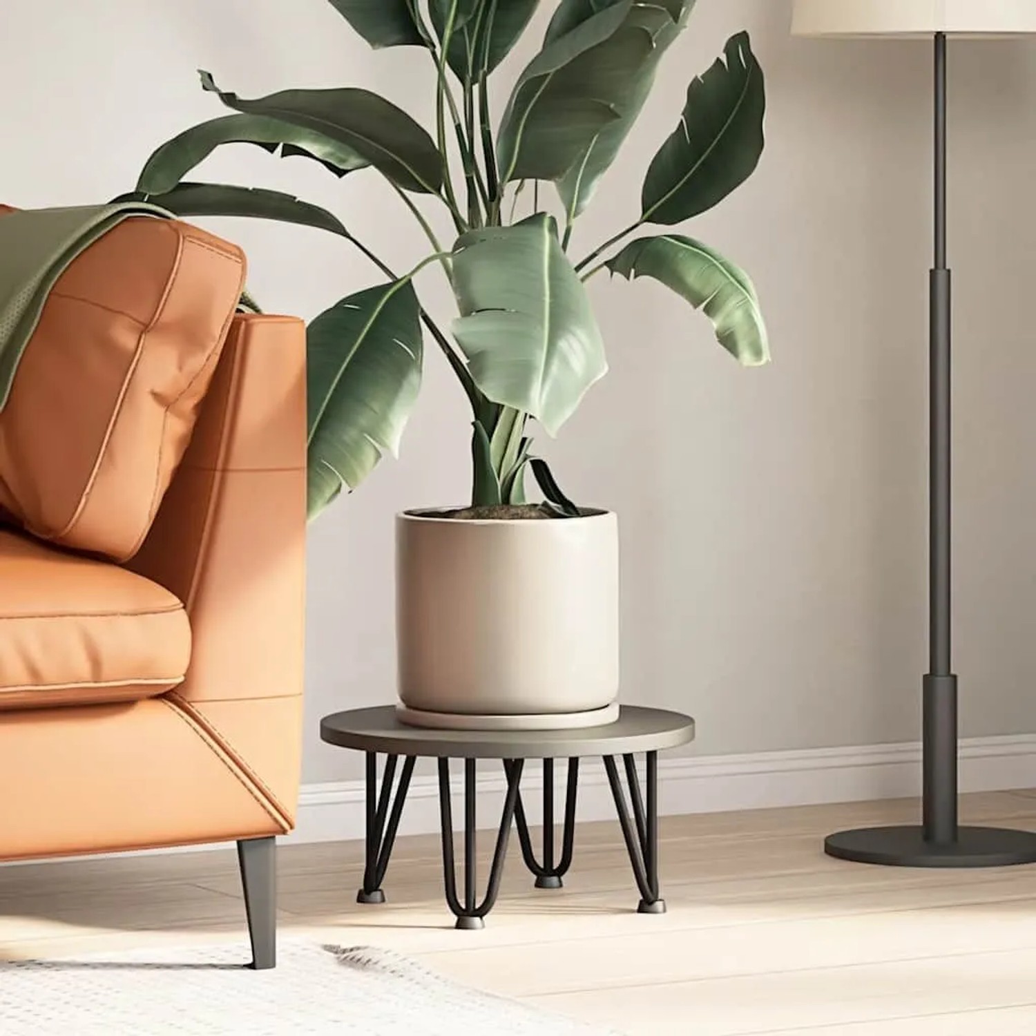 vidaXL Haarnadelbeine für Couchtisch, 4 Stk, schwarz, 20cm, aus Stahl.