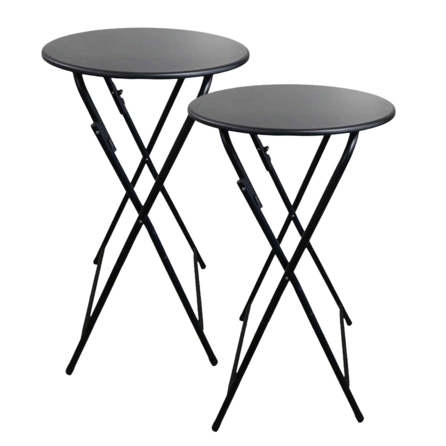 Chefgastro Stehtisch 2er Set Mit Hussen Klappbar Rund Hxø 110X60Cm Bistroti günstig online kaufen