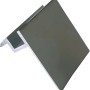 Absaar Solar Endklemme, silbernes Aluminiumprofil zur Befestigung von Solarmodulen.