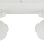 Weißer OBI LIGHTING Gradara Halogen-Spot mit 2 Leuchten und verstellbaren Armen.