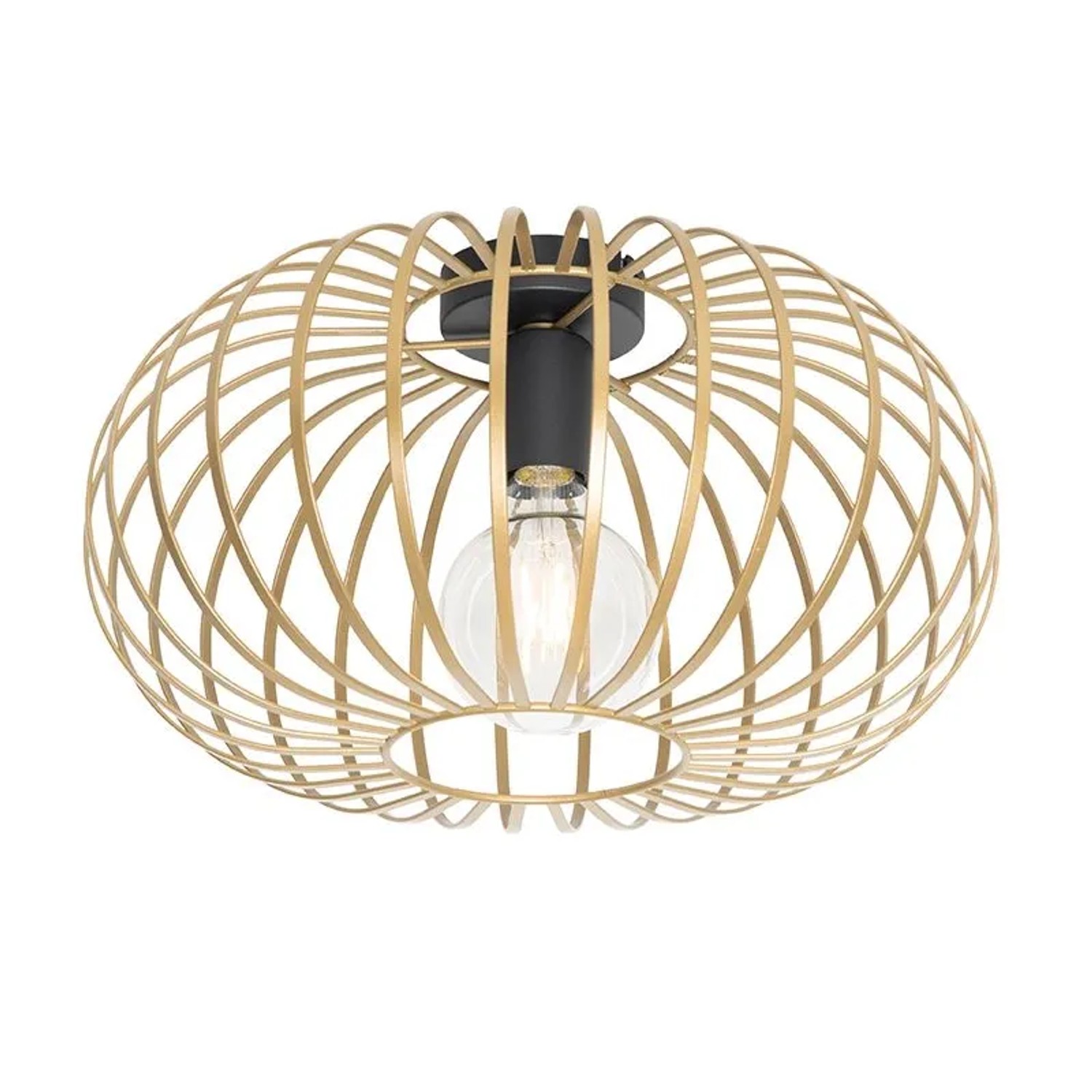 QAZQA Design Deckenleuchte Gold 39 cm Johanna