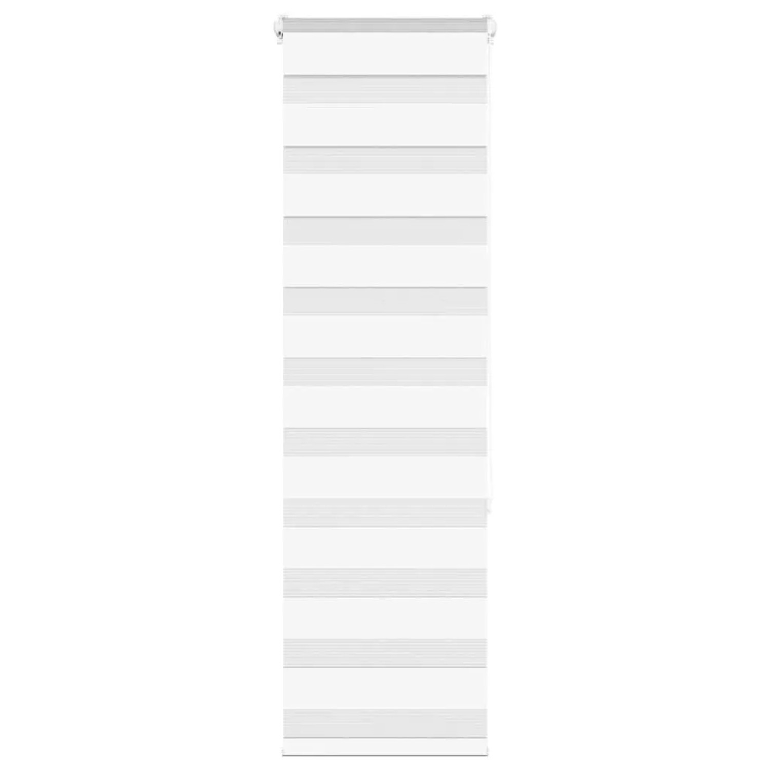 vidaXL Doppelrollo Weiß 40x150 cm Stoffbreite 35,9 cm Polyester 4014743