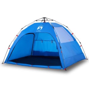 vidaXL Strandzelt 2 Personen Azurblau Quick Release Wasserdicht 4005302