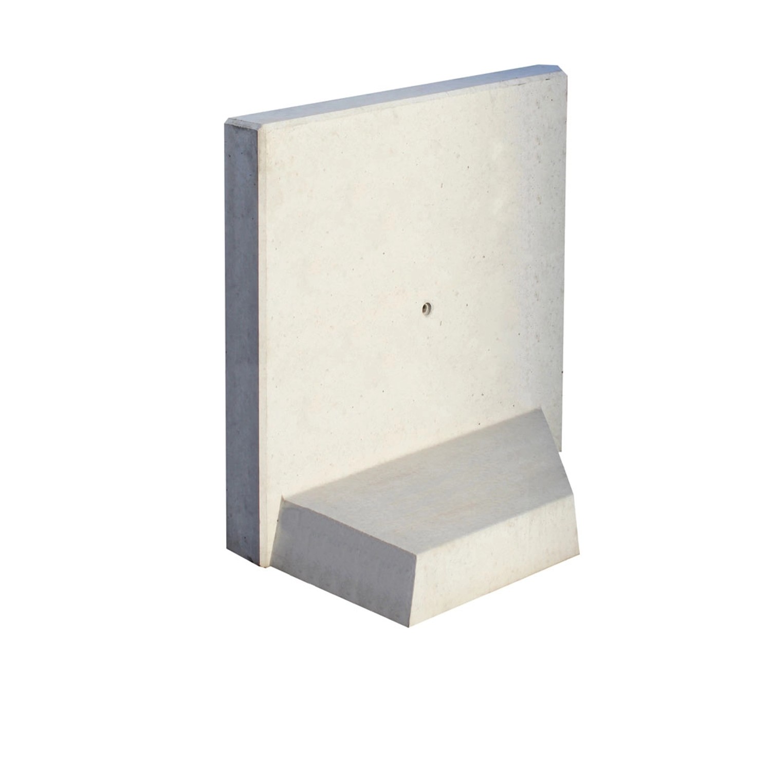 Diephaus L-Stein-Ecke Grau 2-teilig 80 cm x 100 cm x 100 cm x 8 cm