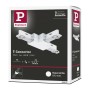 Paulmann URail T-Verbinder in Signalweiß, 10,4x6,2cm, für LED-Schienensysteme.
