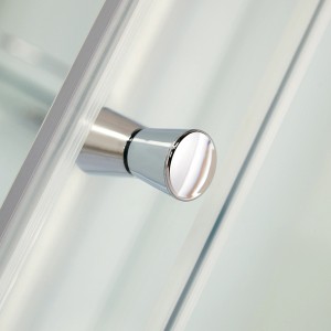 Detailaufnahme: Griff der Schulte Komplettduschkabine Ibiza, Funktionsteil rechts.