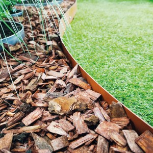 Bellissa Rasenkante Spina Corten im 2er Set, biegsame Beeteinfassung aus Edelrost-Stahl.