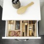 Fackelmann Schubladenbox aus Buche mit 5 Fächern zur Badmöbel-Organisation.