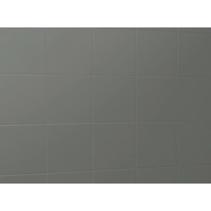 Wandfliesen, gestrichen mit Schöner Wohnen Fliesenlack in Graphitgrau.