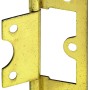 Hettich Lamellentürscharnier, 63x25mm, Stahl vermessingt, für Möbel und Schranktüren.