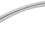 Glänzender, gebogener Möbelgriff 1042 aus Chrom für Schränke und Schubladen.