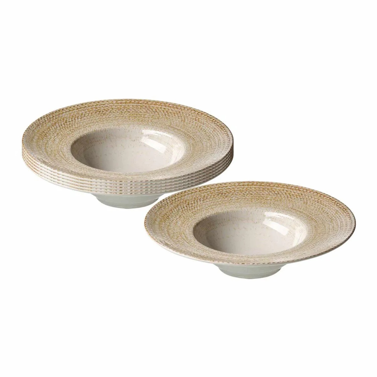 Ritzenhoff & Breker Rimini Gourmetteller 28 cm Sand 6er Set