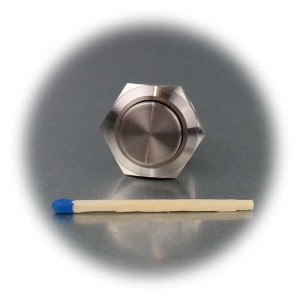 Sintron Metalltaster 19mm Schliesser Edelstahl IP67